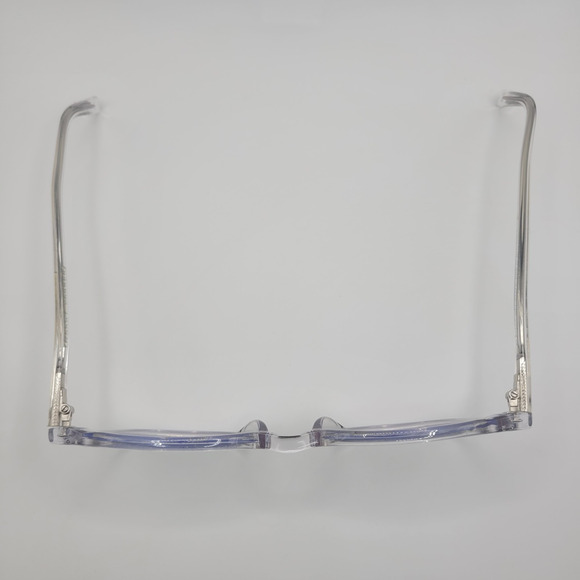 Warby Parker Eyeglasses Carlton Crystal Clear Rectangular Optical Frame Unisex - Picture 6 of 8